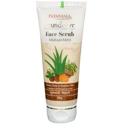 Patanjali Saundarya Face Scrub Multani Mitti (Peeling do twarzy)