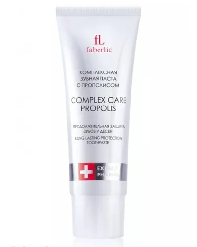 Faberlic Expert Pharma, Kompleksowa pastwa do zębów z propolisem `Complex Care Propolis`