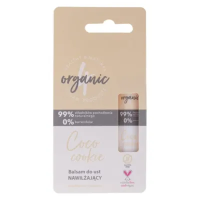 4Organic Balsam do ust nawilżający `Coco Cookie`
