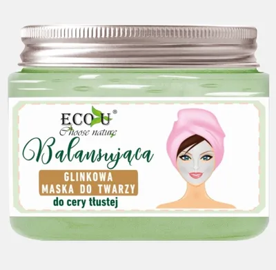 Eco U Choose Nature, Balansująca glinkowa maska do twarzy