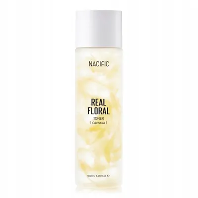 Nacific Real Floral, Calendula Toner (Nawilżający toner z płatkami nagietka)