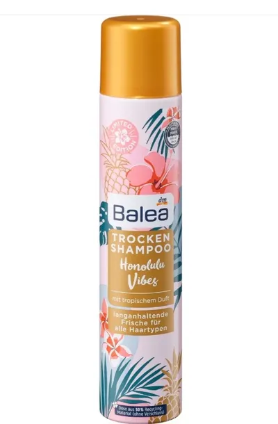 Balea Honolulu Vibes, Dry Shampoo (Suchy szampon do włosów)