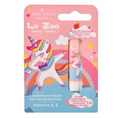 Primo Bagno Lo Zoo Dancing Unicorn Strawberry Lip Balm (Balsam do ust Truskawka)