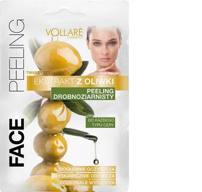Vollare Cosmetics Olive, Face Peeling (Oliwkowy peeling drobnoziarnisty do twarzy)