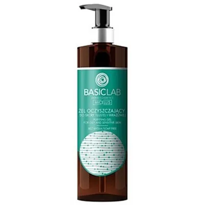 BasicLab Dermocosmetics Micellis, Żel oczyszczający do skóry tłustej i wrażliwej