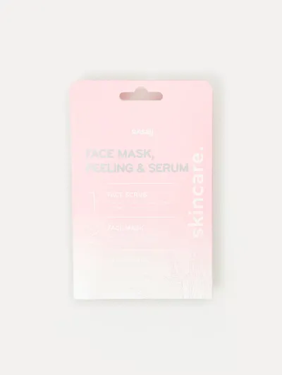 Sinsay Skincare, Face Mask, Peeling & Serum (Zestaw do pielęgnacji twarzy)