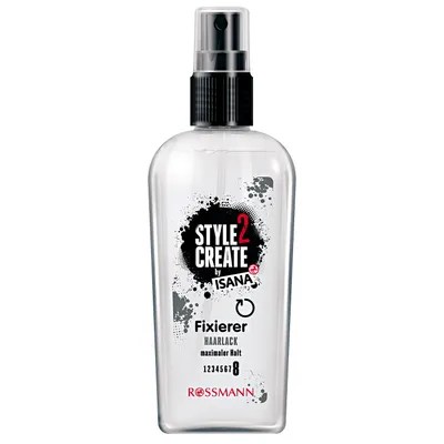 Isana Style 2 Create, Fixierer Haarlack (Utrwalający lakier do włosów)