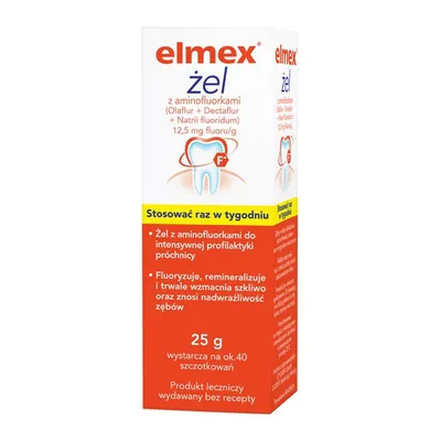 Elmex Żel z aminofluorkiem 1,25% F