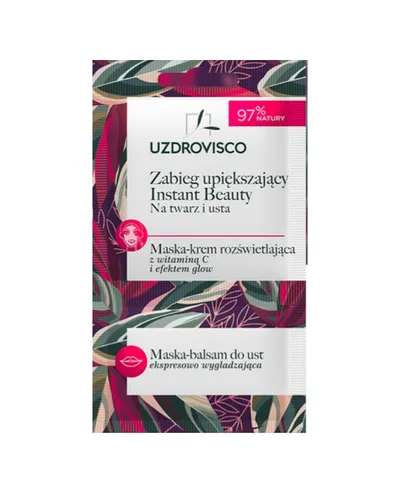 Uzdrovisco Zabieg upiększający Instant Beauty na twarz i usta