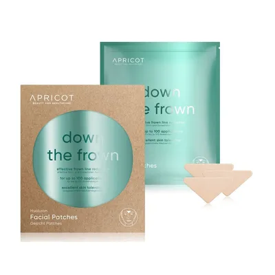 Apricot Beauty & Healthcare Down the Frown Hyaluron Facial Patches (Płatki na twarz z kwasem hialuronowym)