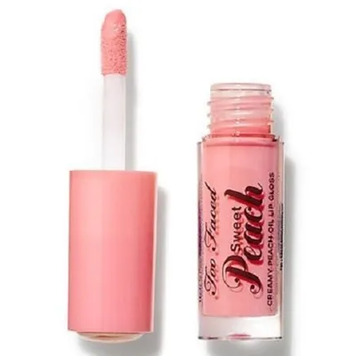 Too Faced Sweet Peach, Lip Oil (Jedwabisty błyszczyk powiększający usta)