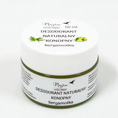 Majru Dezodorant naturalny konopny `Bergamotka`