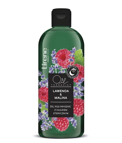 Lirene Dermoprogram Oil Therapist, Żel pod prysznic z olejkiem eterycznym `Lawenda & Malina`