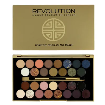 Revolution Beauty (Makeup Revolution) Fortune Favours The Brave, Eyeshadow Palette (Paleta 30 cieni do oczu)