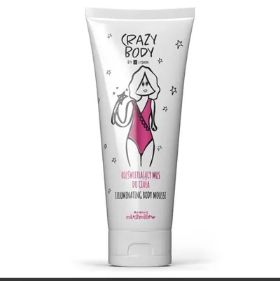 Crazy Body Rozświetlający mus do ciała `Marshmallow`