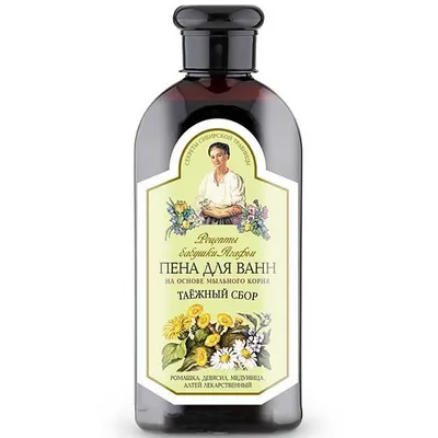Receptury Babuszki Agafii Piana do kąpieli na bazie korzenia mydlnicy `Seria z tajgi`