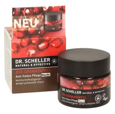 Dr. Scheller Bio-Granatapfel Anti-Falten-Pflege Nacht (Krem organiczny granat - pielęgnacja na noc)