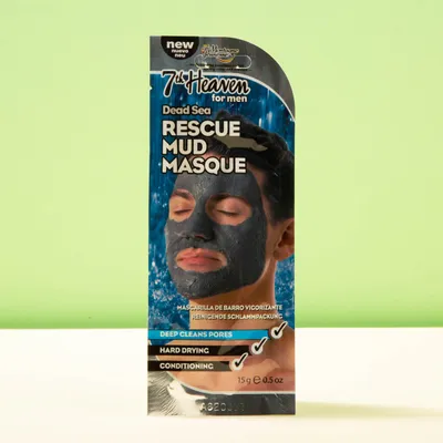 7th Heaven Dead Sea Rescue Mud Mask for Men (Maseczka do twarzy)
