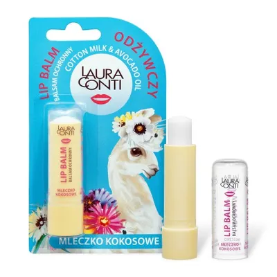 Laura Conti Deserowy balsam do ust `Mleczko kokosowe` (nowa wersja)