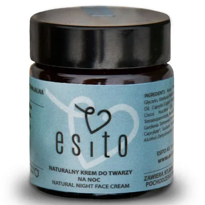 Esito Natural Night Face Cream (Naturalny krem do twarzy na noc)