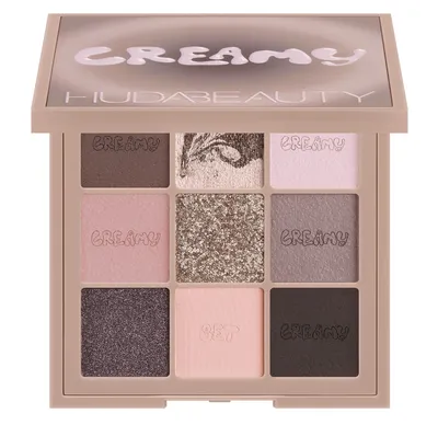 Huda Beauty Creamy Obsessions Greige Eyeshadow Palette (Paleta kremowych cieni do powiek)