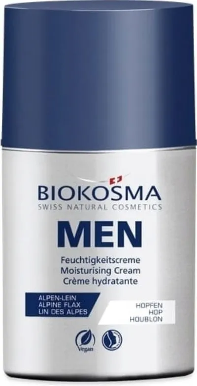 Biokosma Men, Moisturising Cream (Krem nawilżający dla mężczyzn)