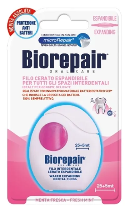 BioRepair Oral Care, Filo Certo Espandile (Pęczniejąca woskowana nić dentystyczna)