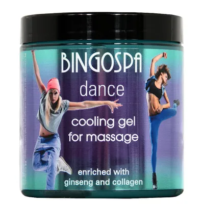 BingoSpa Dance, Chłodzący żel do masażu wzbogacony żeń-szeniem i kolagenem