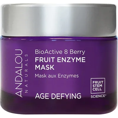 Andalou Naturals Age Defying, BioActive 8 Berry Fruit Enzyme Mask (Przeciwzmarszczkowa maska enzymatyczna)