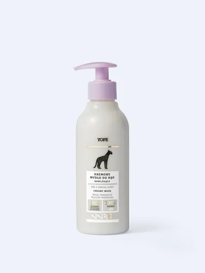 Yope Creamy Musk, Kremowe mydło do rąk nawilżające