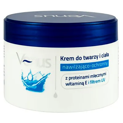 Venus Krem rodzinny nawilżająco - ochronny, Proteiny mleczne + witamina E