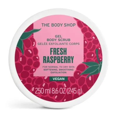 The Body Shop Fresh Raspberry, Body Scrub (Peeling do ciała `Soczysta malina`)