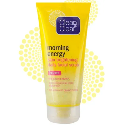 Clean & Clear Morning Energy, Rozświetlający żel peelingujący