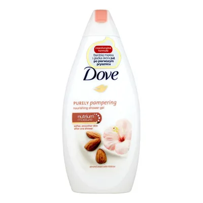 Dove Purely Pumpering, Almond Cream & Hibiskus Shower Gel (Odżywczy żel pod prysznic (nowa wersja))