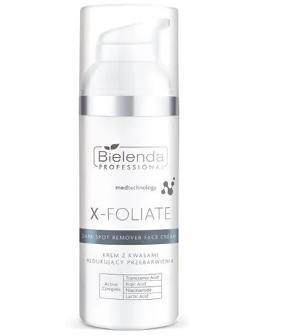 Bielenda Professional X-foliate, Dark Spot Remover Face Cream (Krem z kwasami redukującymi przebarwienia)