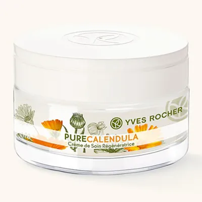 Yves Rocher Pure Calendula, Creme de Soin Regeneratrice (Odżywczy krem na dzień i na noc z nagietkiem)
