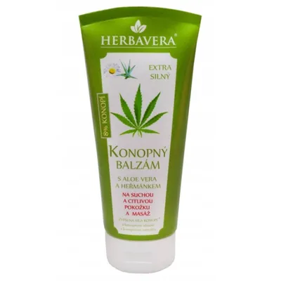 Herbavera Balsam konopny z aloesem, gliceryną i rumiankiem