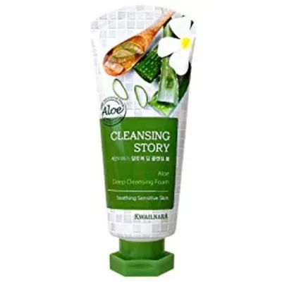 Kwailnara Cleansing Story, Aloe Vera Deep Cleansing Foam (Oczyszczająca pianka na bazie ekstraktu z aloesu)