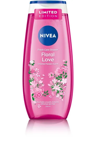 Nivea Floral Love, Fresh Care Shower Gel (Żel pod prysznic)