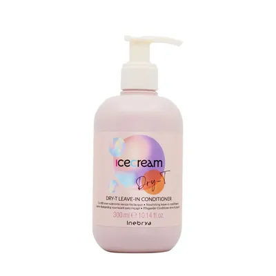 Inebrya Ice Cream, Dry - T, Leave-in Conditioner (Odżywka bez spłukiwania do włosów suchych)