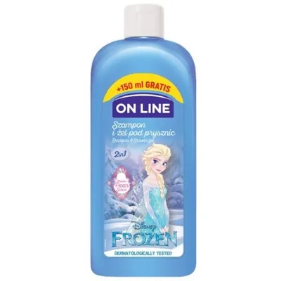 On Line Frozen, 2 in 1 Shampoo & Shower Gel (Szampon i żel pod prysznic)