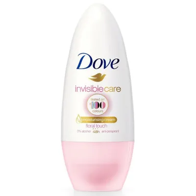 Dove Invisible Care, Floral Touch, Anti-perspirant Roll-on 48h (Antyperspirant w kulce d)