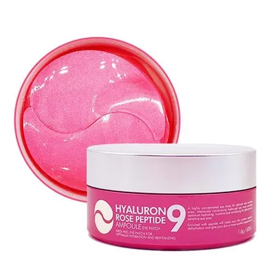 Medi Peel Hyaluron Rose Peptide 9 Ampoule Eye Patch (Hydrożelowe płatki pod oczy)
