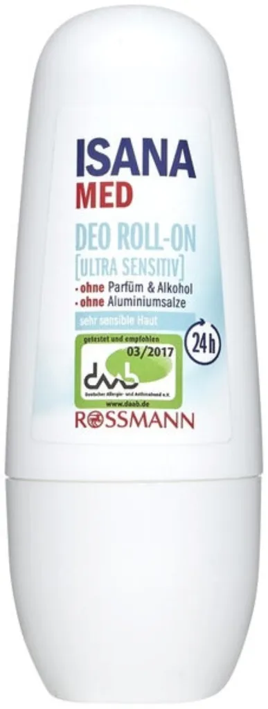 Isana Med, Deo Roll-On Ultra Sensitiv (Dezodorant w kulce (nowa wersja))