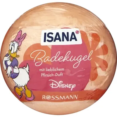 Isana Isana x Disney,  Daisy Duck  Badekugel mit lieblichem Pfirsich-Duft (Kula do kąpieli)