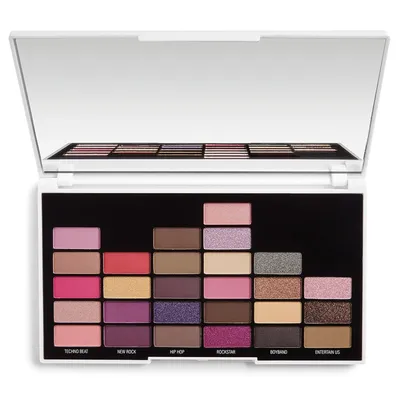 I Heart Revolution Now That's What I Call MakeUp 90s Eyeshadow Palette (Paleta 27 cieni do powiek)