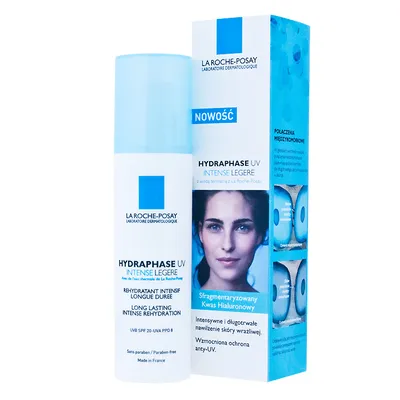 La Roche-Posay Hydraphase UV Intense Legere (Krem intensywnie nawilżający o długotrwałym działaniu)