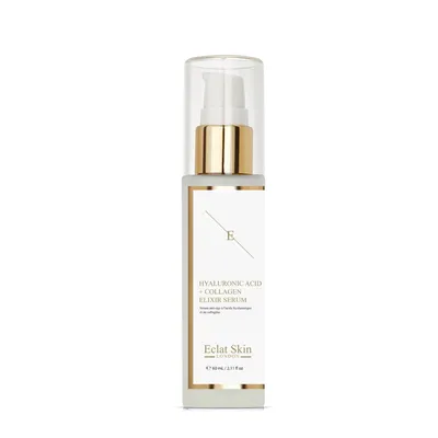 Eclat Skin London Hyaluronic Acid + Collagen Elixir Serum (Serum przeciwzmarszczkowe z kwasem hialuronowym)