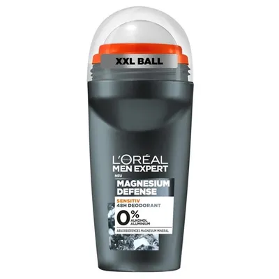 L'Oreal Paris Men Expert, Magnesium Defense Sensitiv  48h  DeodorantR Roll-on (Hipoalergiczny dezodorant w kulce)