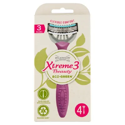 Wilkinson Xtreme3 Beauty Eco-Green, Maszynki do golenia dla kobiet